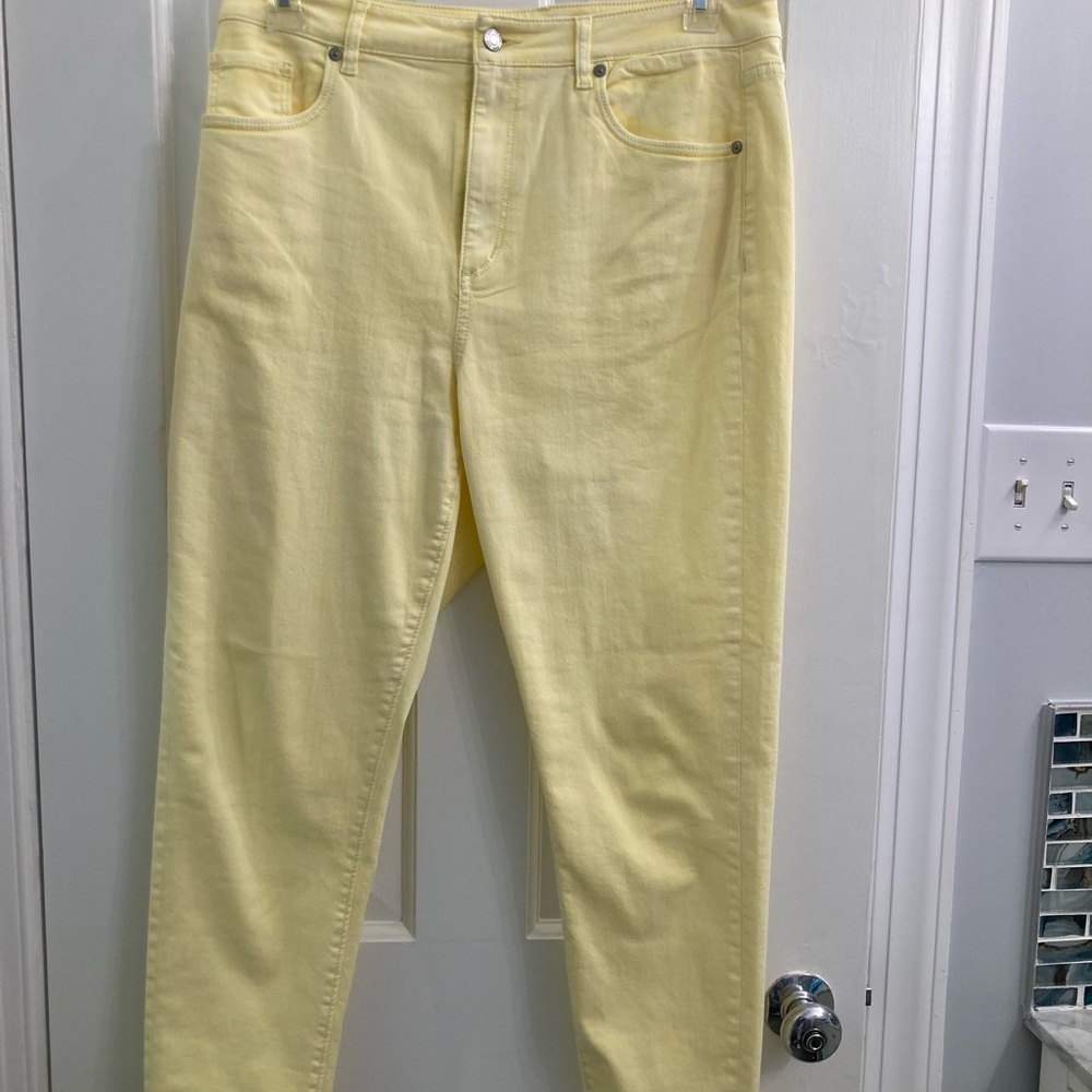 Petite high rise skinny jeans